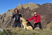 03 In posa tutti e tre per autoscatto con bella vista in Due Mani